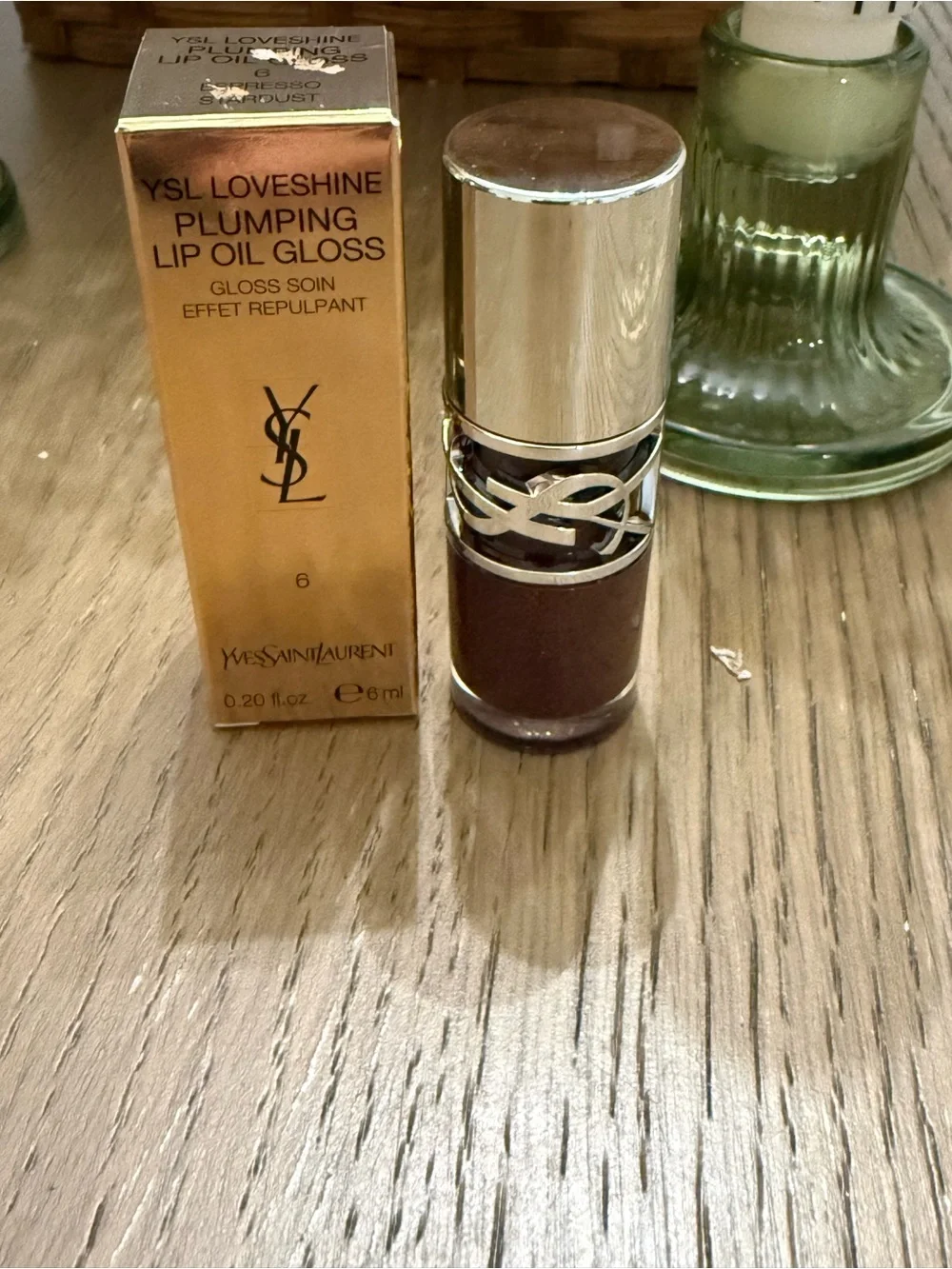 Yves Saint Laurent Loveshine Plumping Lip Oil Gloss - Espresso Stardust (6)